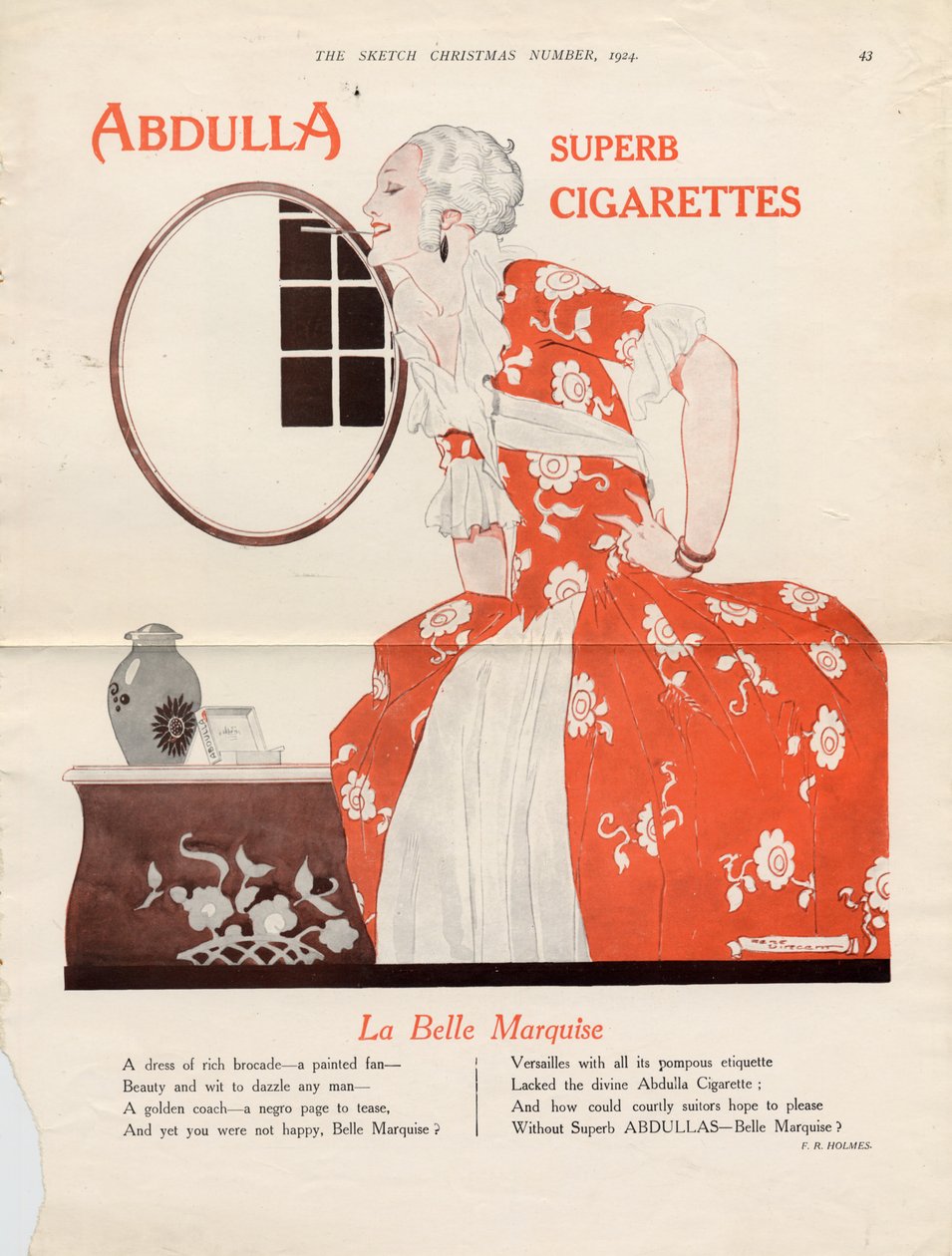 Cigarettes Abdulla - Rene Vincent