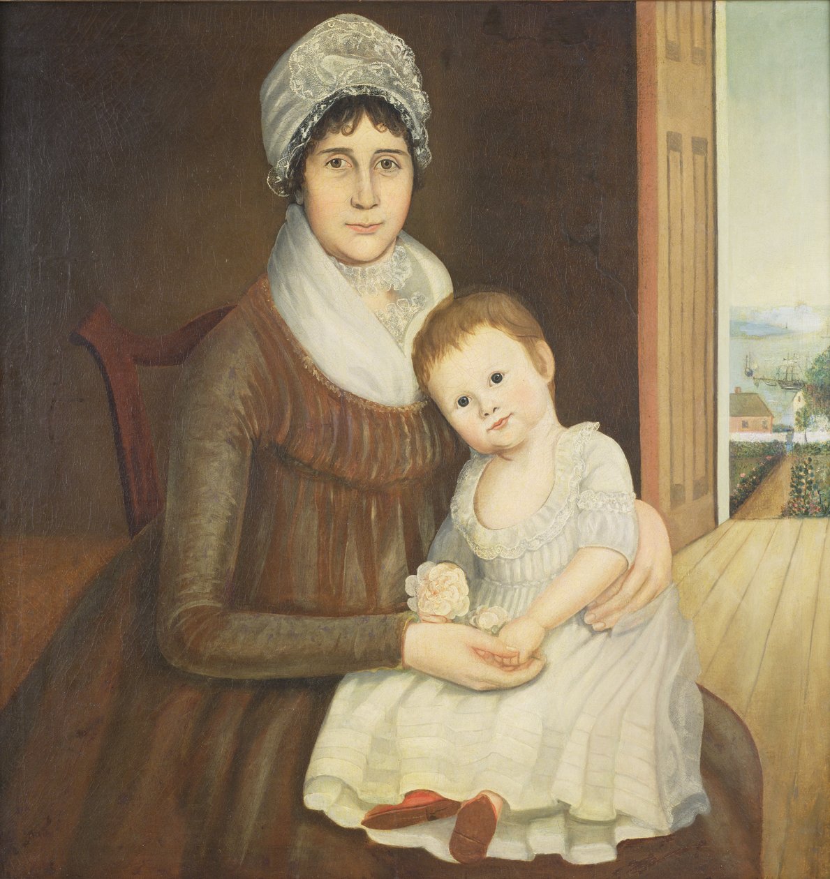 Mme Daniel Truman et enfant, vers 1798-1810 - Reuben Moulthrop