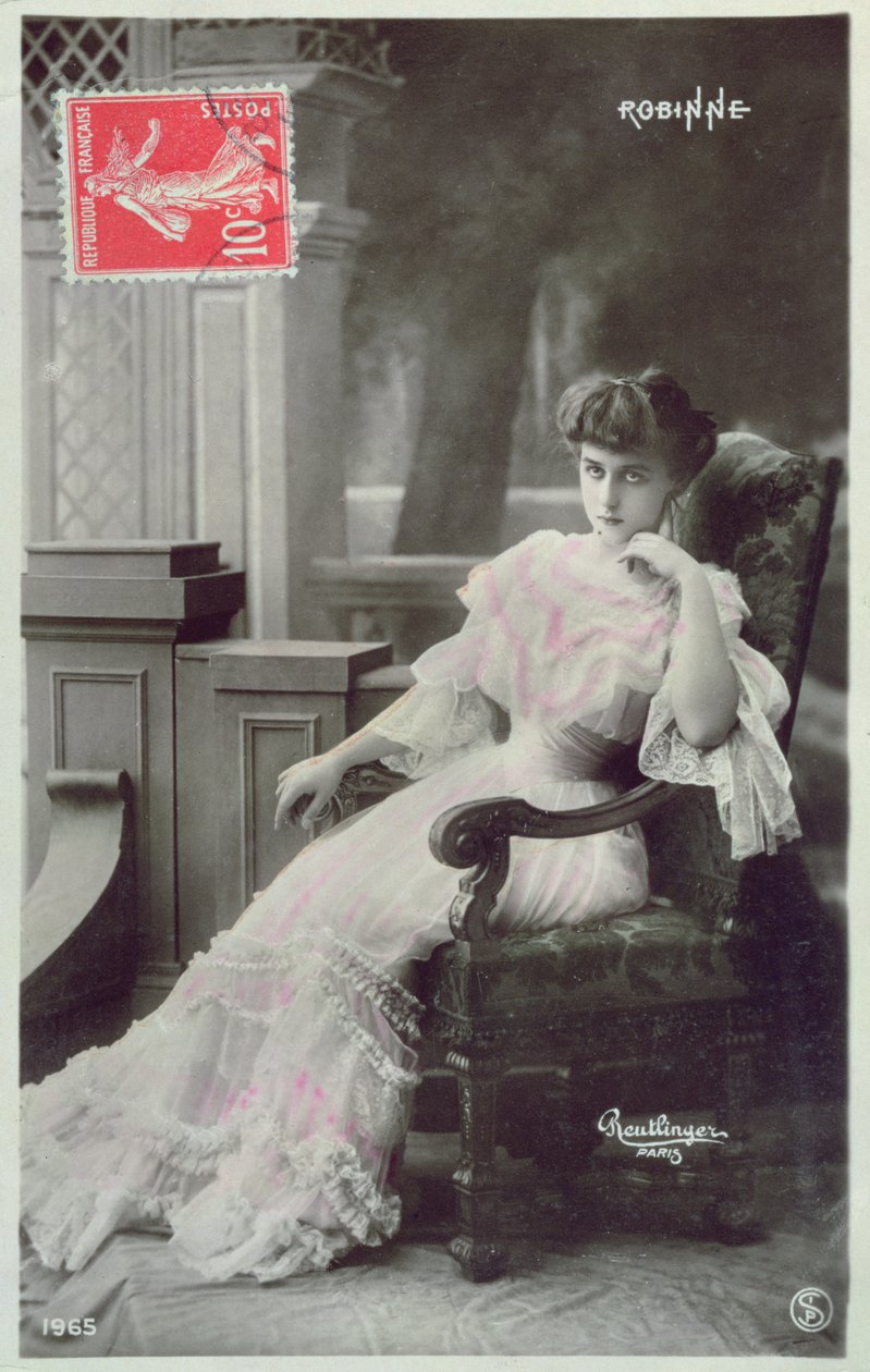 Carte postale montrant l