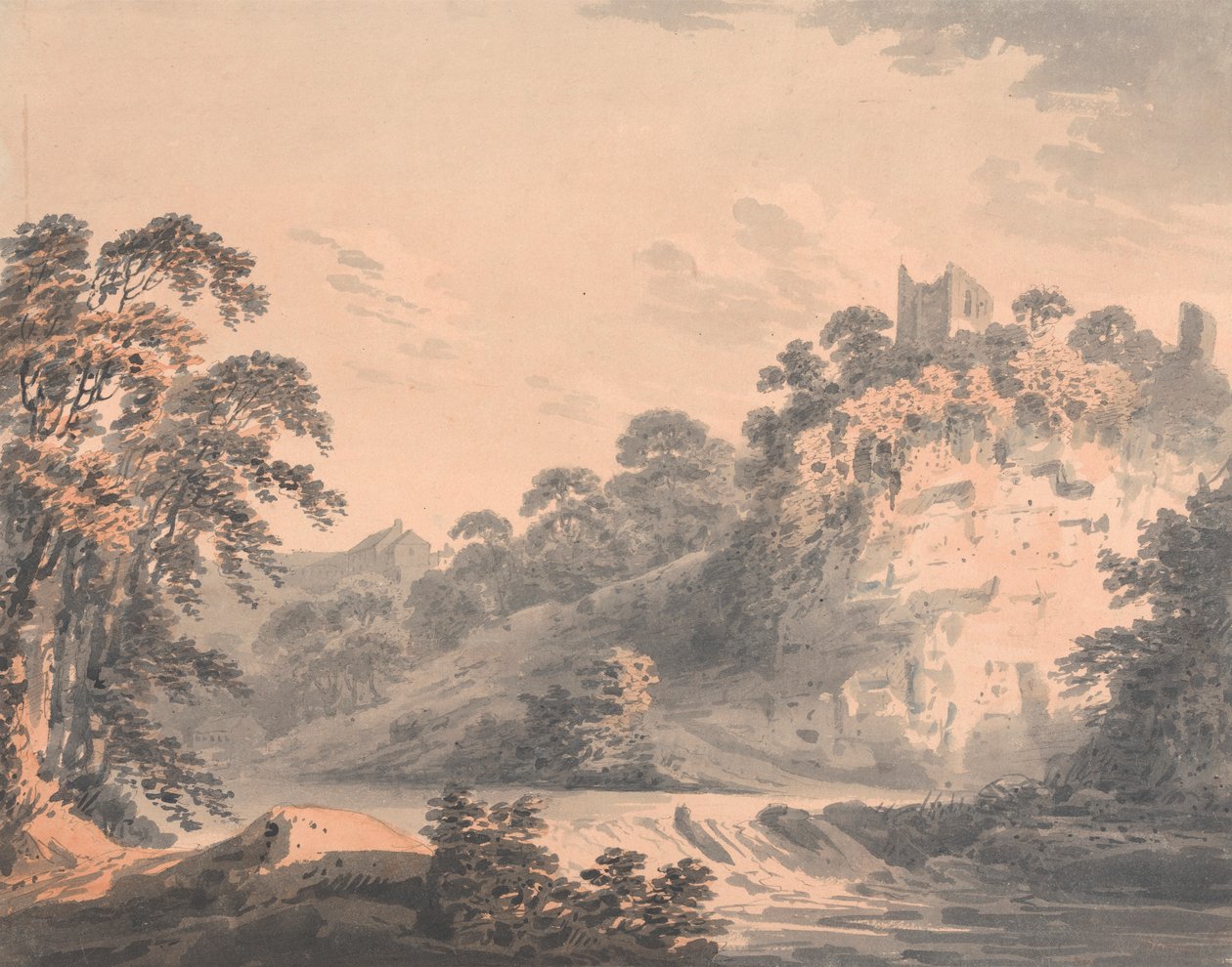 Château de Knaresborough, Yorkshire - Rev. William Gilpin