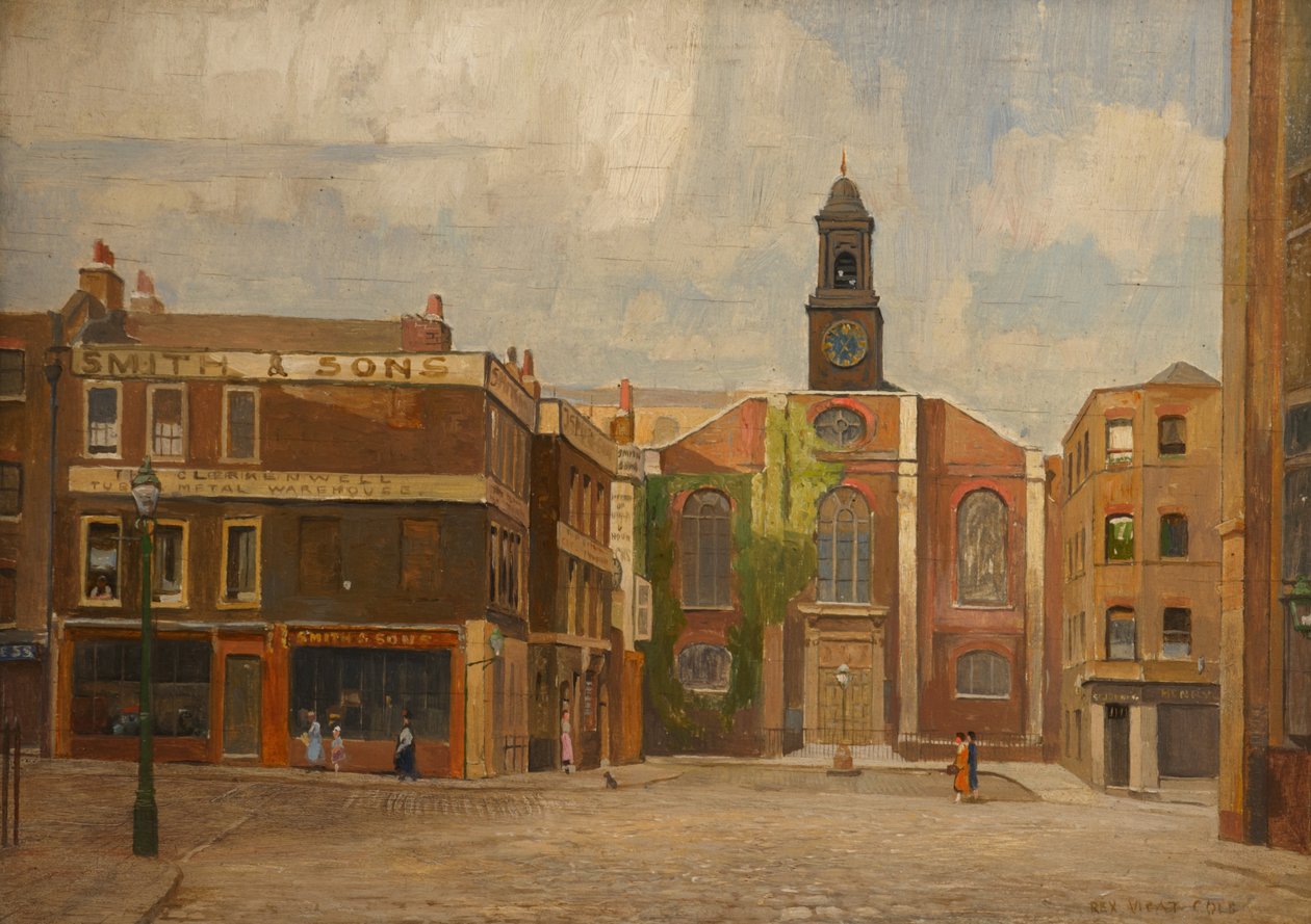 Église Saint-Jean, Clerkenwell, c.1920 - Rex Vicat Cole