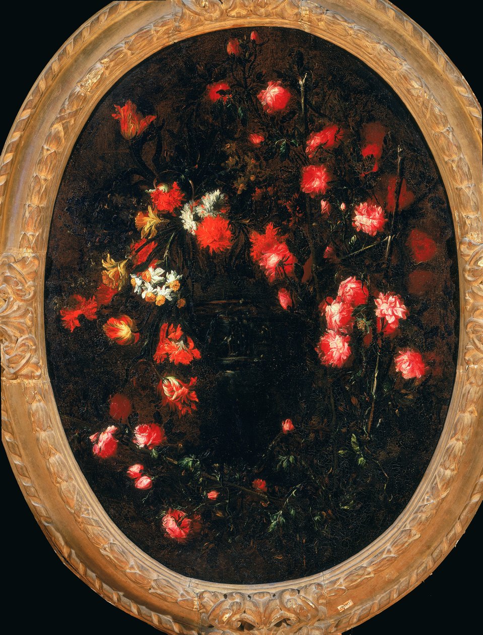 Guirlande de fleurs avec des oiseaux - Riccardo Spinelli