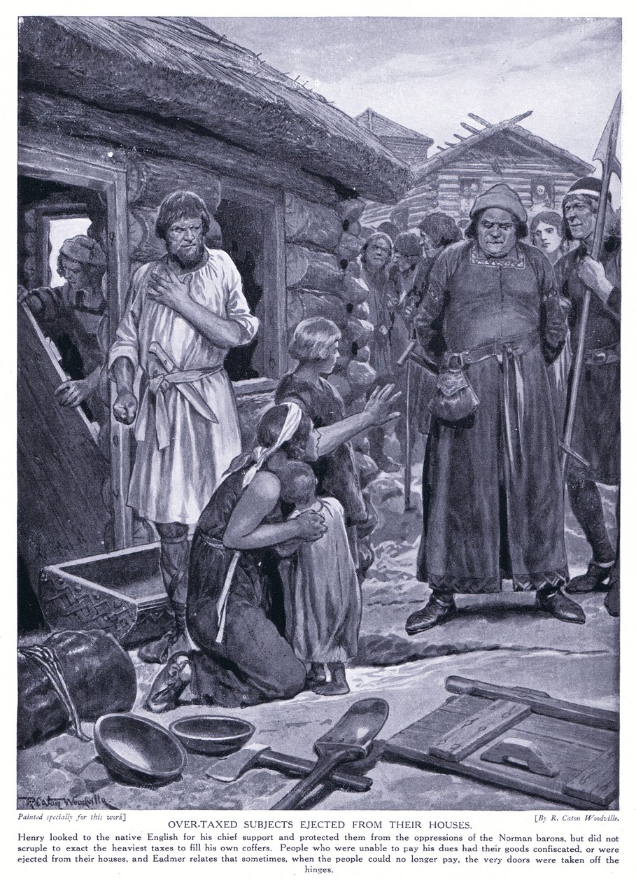 Sujets surchargés expulsés de leurs maisons, années 1920 - Richard Caton Woodville junior