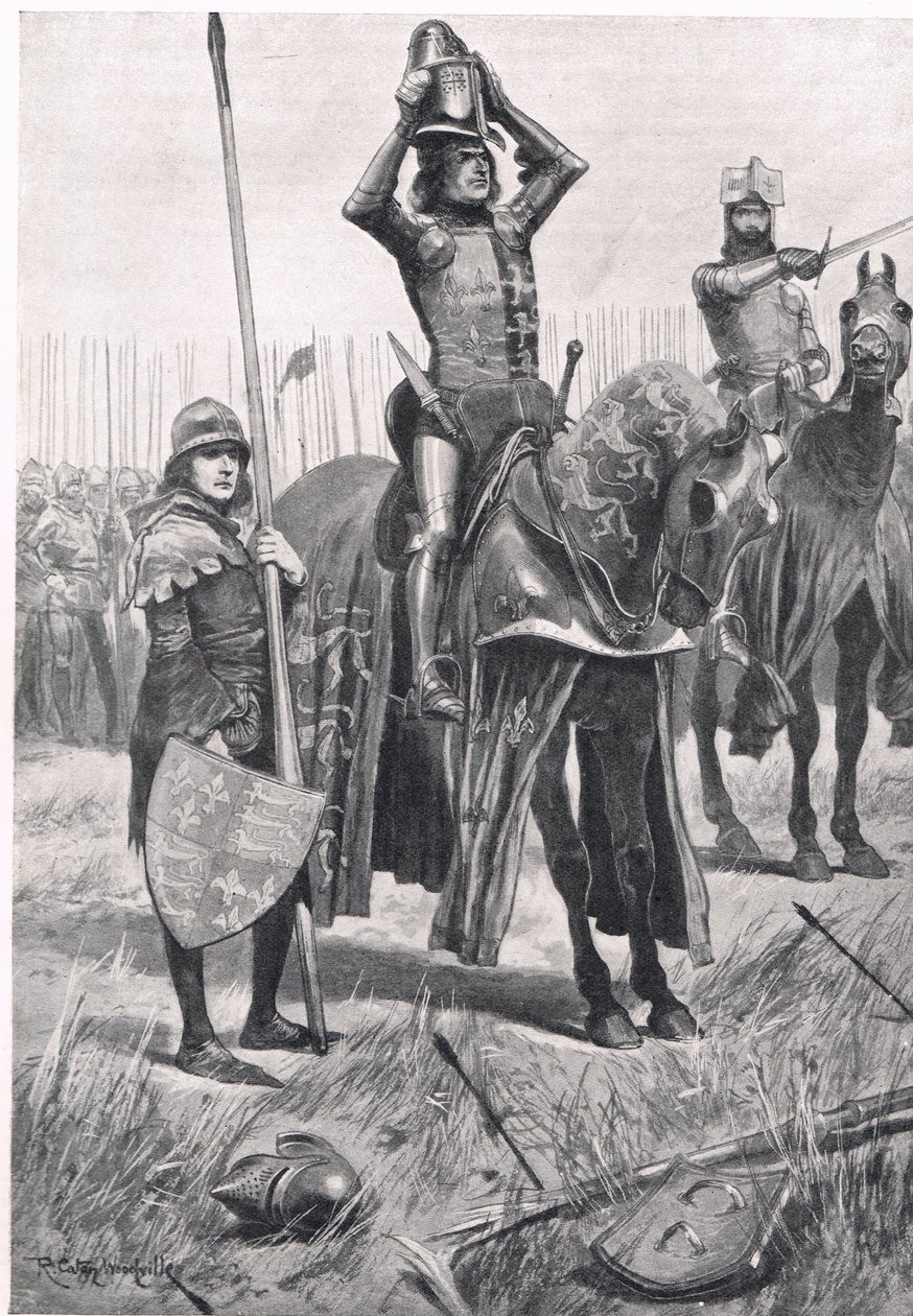 Alors dit Sir John Chandos Sire, Avancez, Le Jour est à Vous, illustration de 