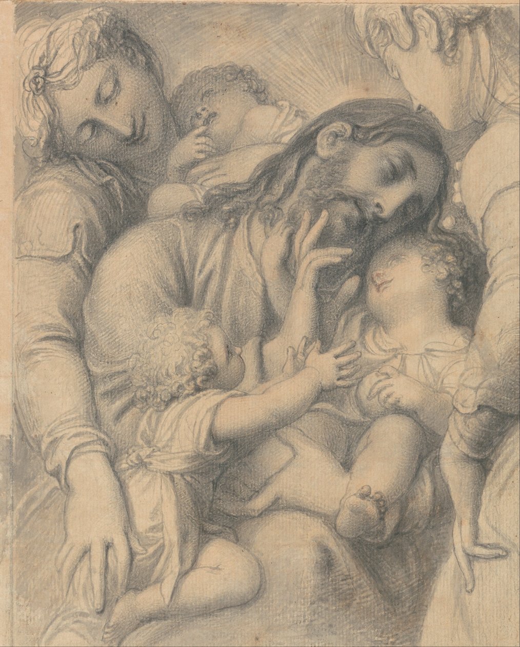 Christ bénissant les petits enfants - Richard Cosway