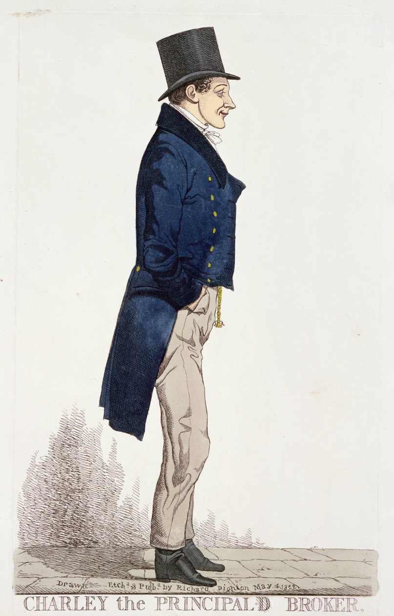 Charley le courtier principal, 4 mai 1822 - Richard Dighton
