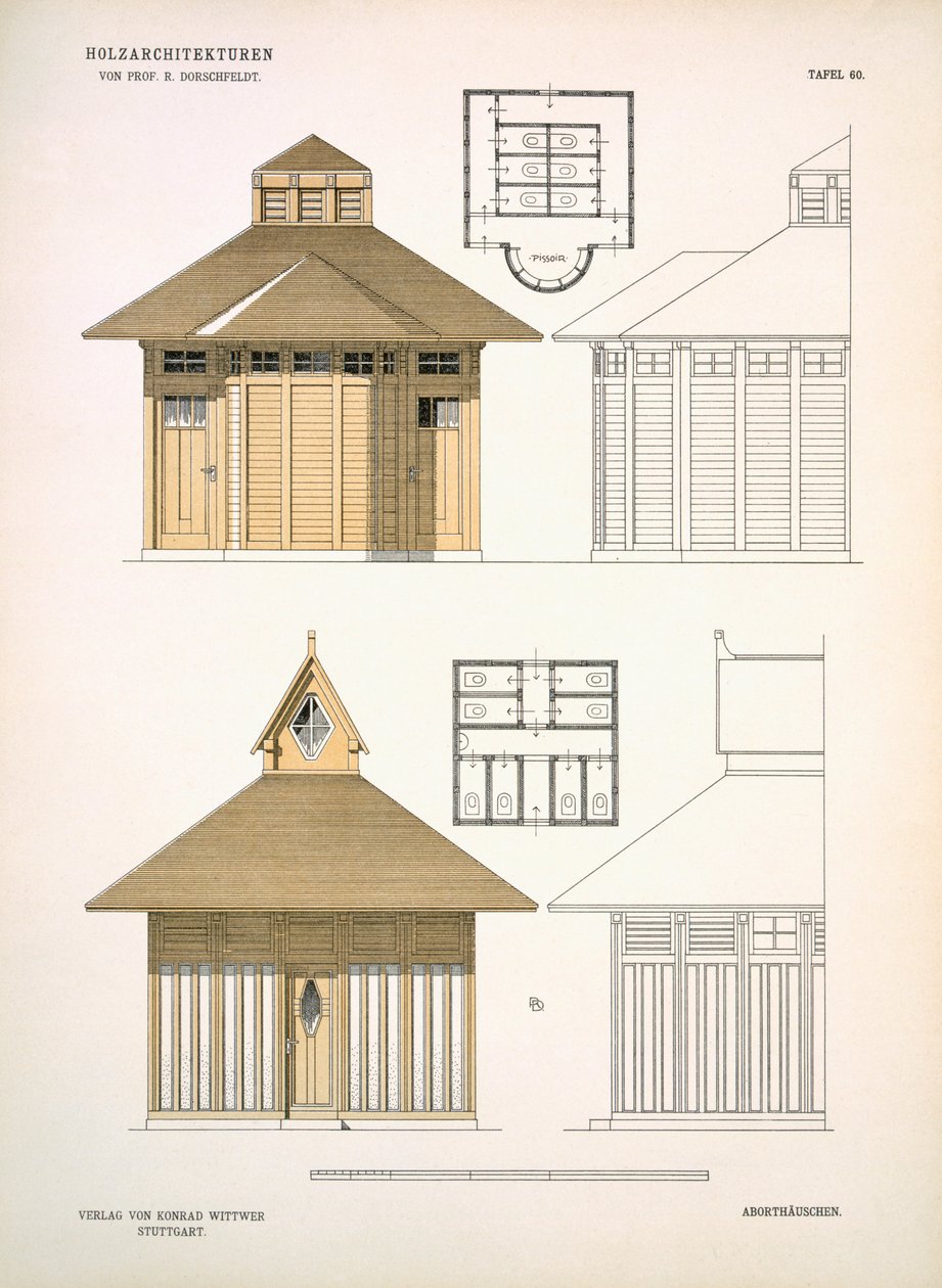 Architecture en bois, c.1900 - Richard Dorschfeldt