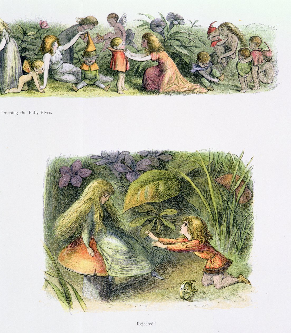 Habiller les bébés elfes, et Rejeté!, illustrations de 