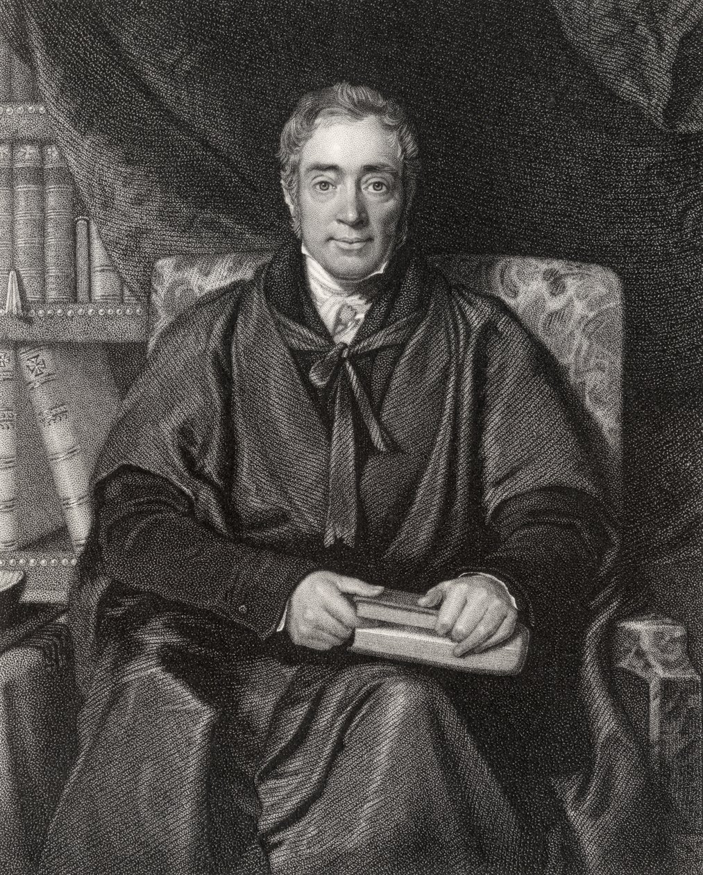 Rév. Samuel Lee, gravé par William Thomas Fry (1789-1843) de 