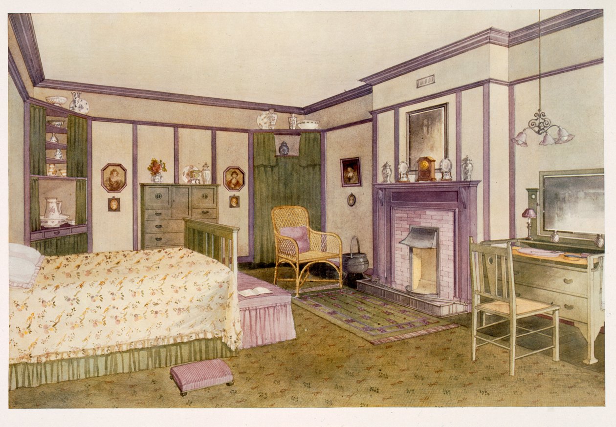 Chambre verte et mauve - Richard Goulburn Lovell