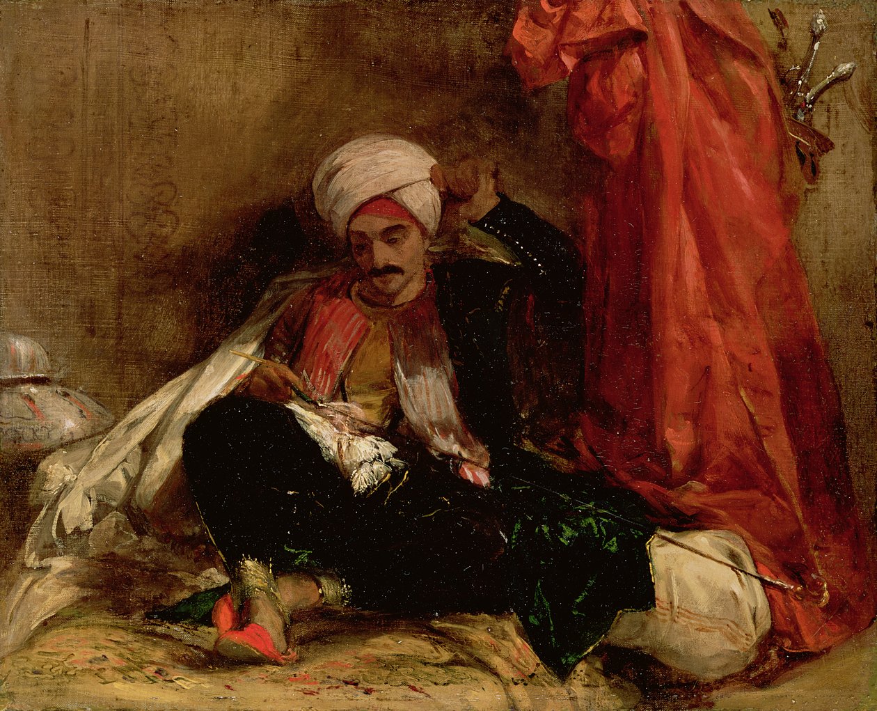 Un Turc assis, 1826 - Richard Parkes Bonington