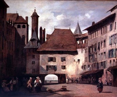 Place de Molard, Genève - Richard Parkes Bonington