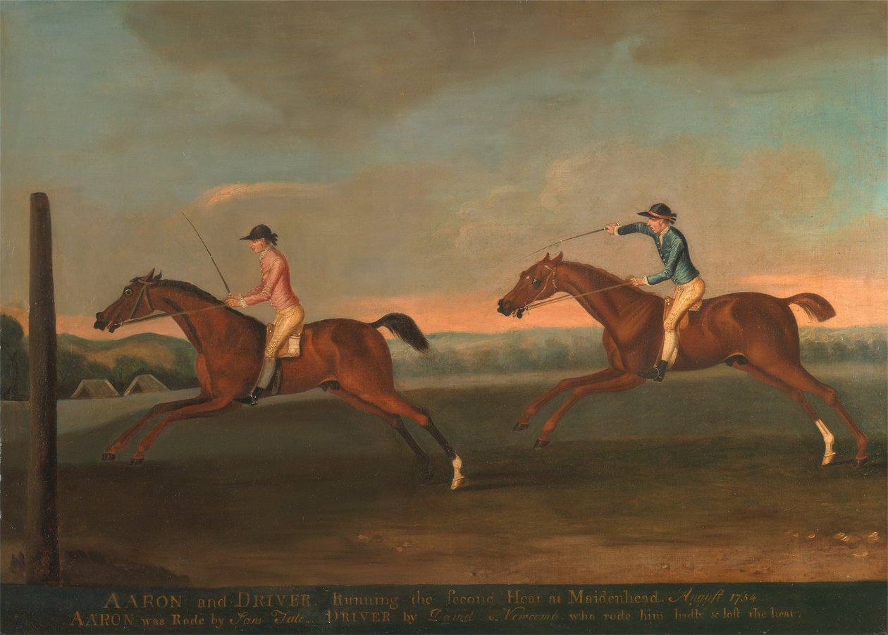 Le Match entre Aaron et Driver à Maidenhead, août 1754 - Aaron gagnant la deuxième manche, c. 1754 - Richard Roper