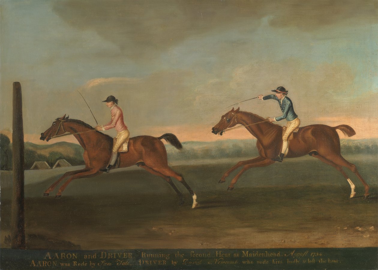 Le match entre Aaron et Driver à Maidenhead, août 1754 : Aaron gagnant la deuxième manche, c.1754 - Richard Roper