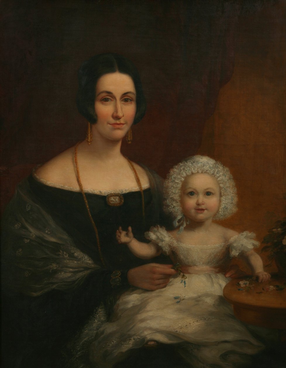 Mme John Batten et enfant - Richard Thomas Pentreath