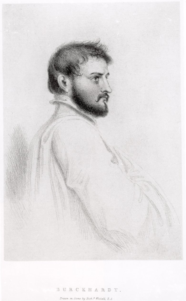 Portrait de Johann Ludwig Burckhardt (1784-1817) - Richard Westall