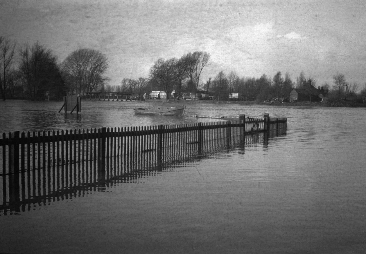La rivière Thames inondée - John Pardon