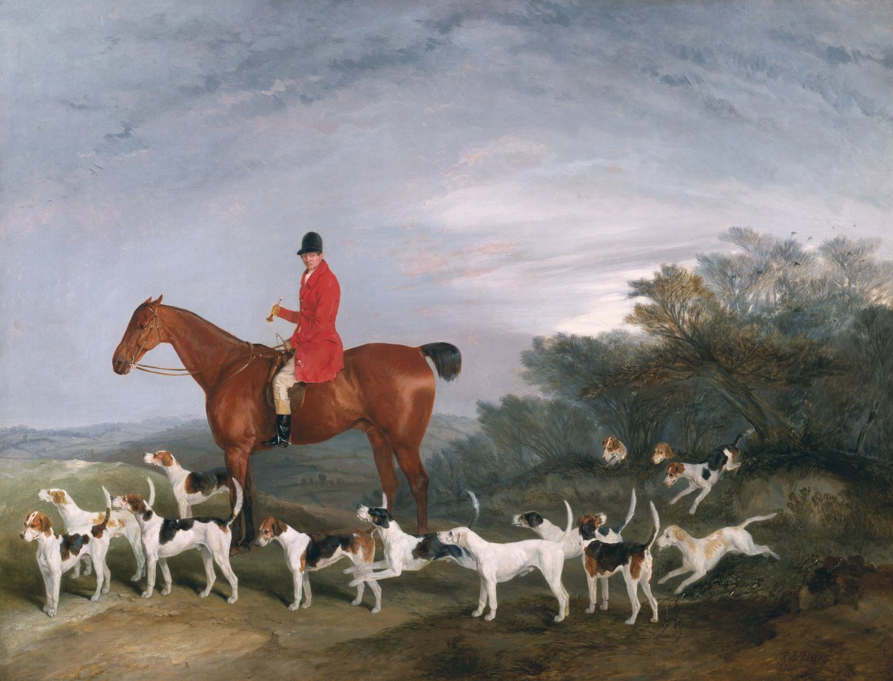 À la chasse, 1841 - Richard Barrett Davis