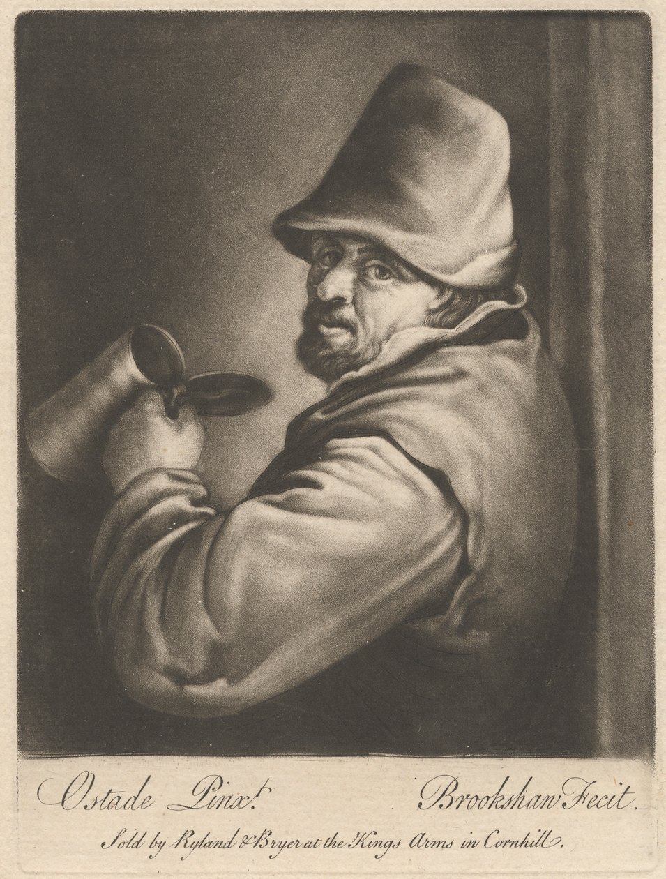 Homme avec une cruche - Richard Brookshaw