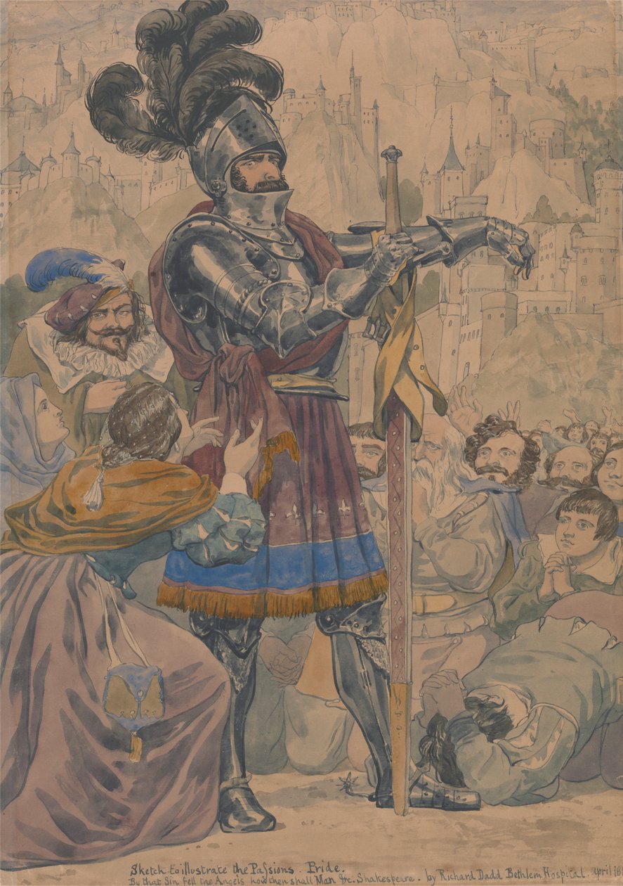 Esquisse pour les Passions: Orgueil - Richard Dadd