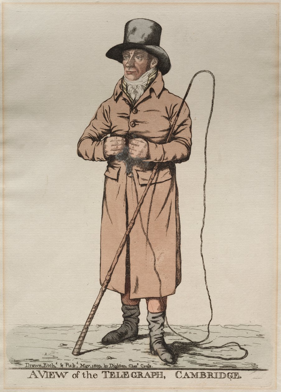 Vue du télégraphe, Cambridge - Richard Dighton