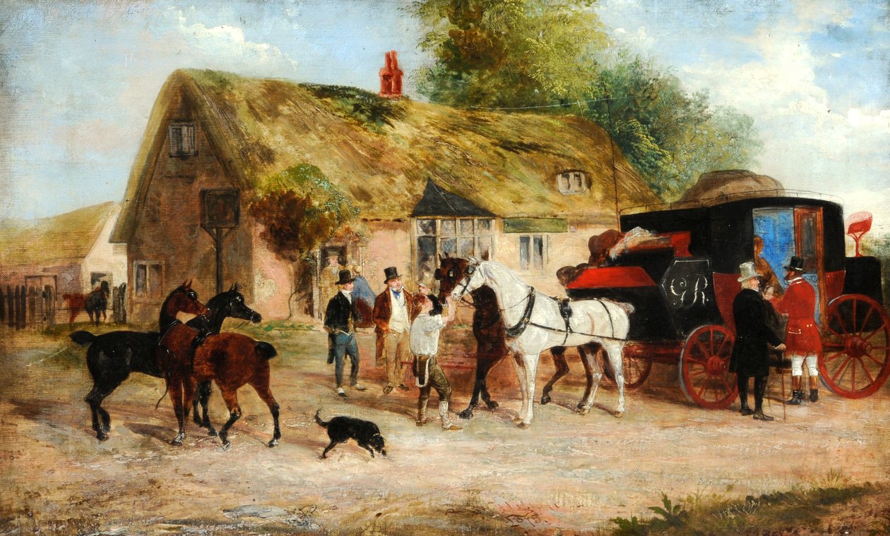 Scène de coche, vers 1875 - Richard Dodd Widdas