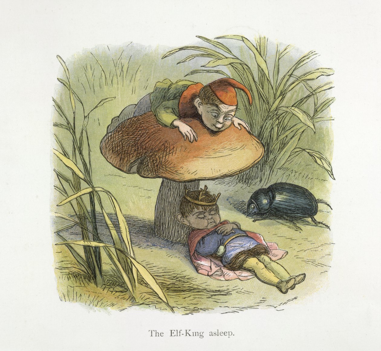 Le Roi des Elfes endormi - Richard Doyle
