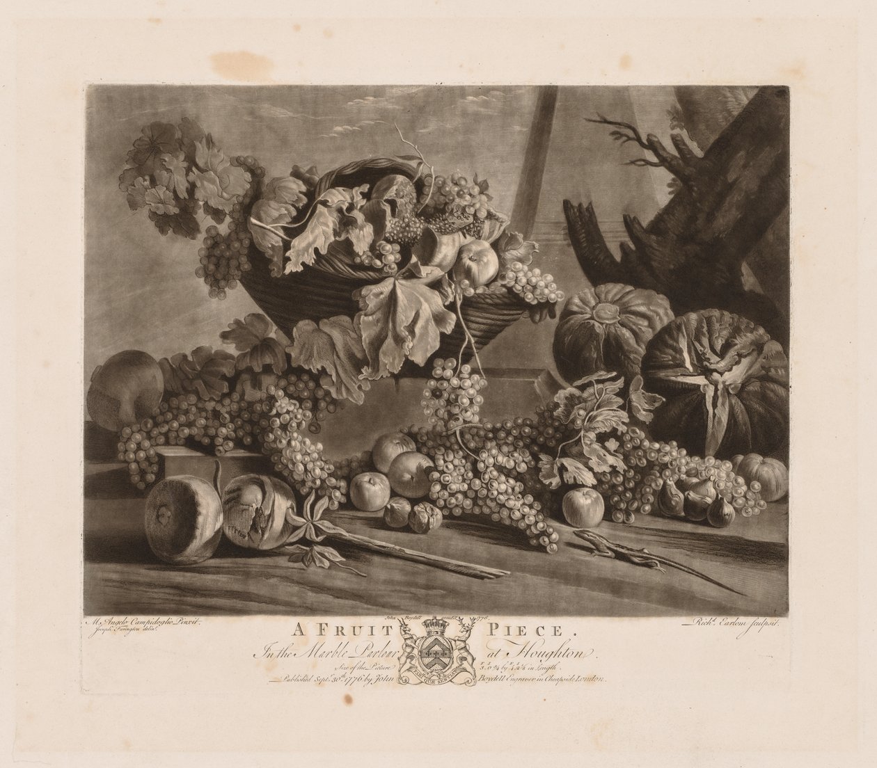 Une pièce de fruits - Richard Earlom