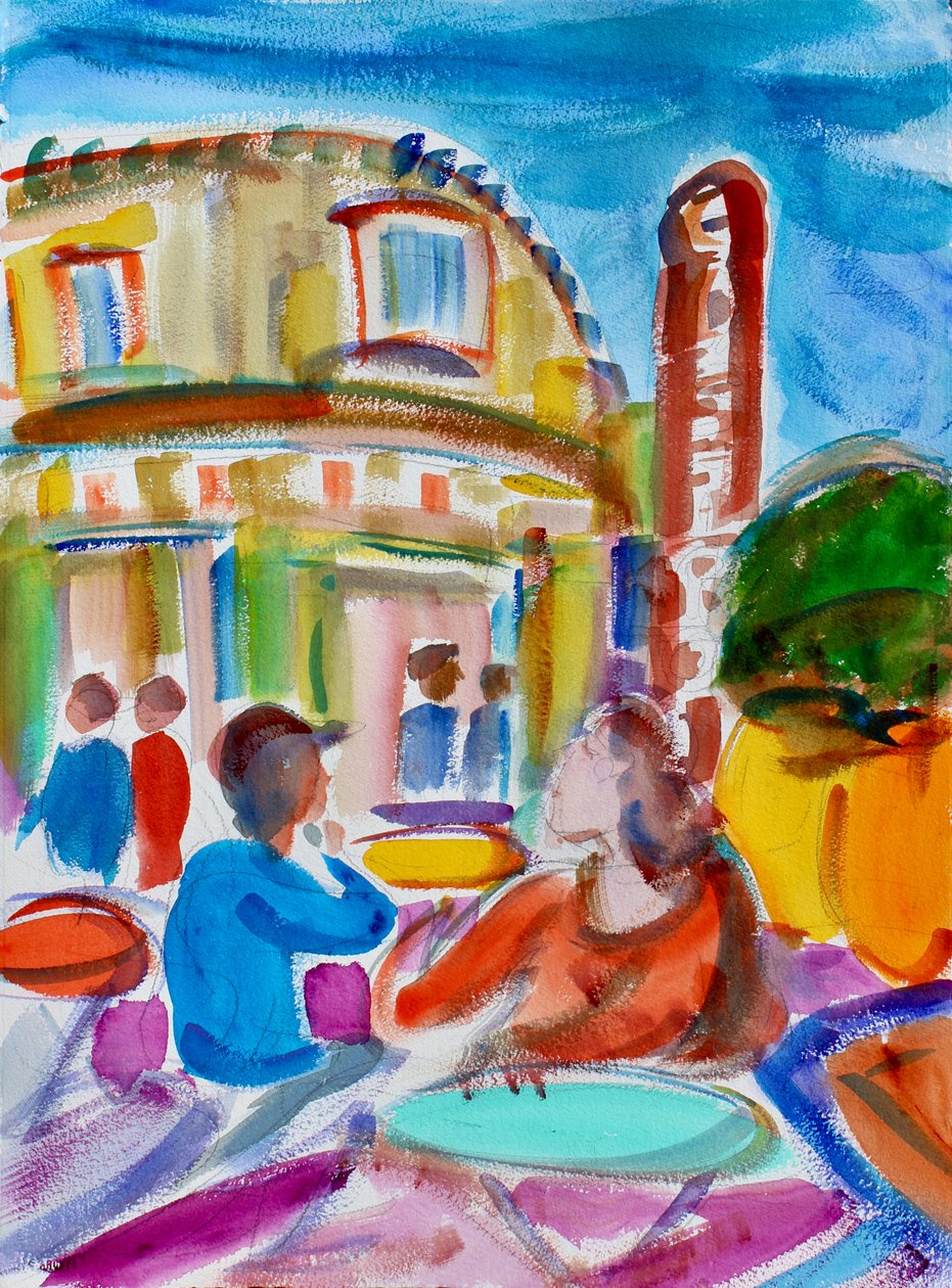 Café dans le Castro, San Francisco, 2018 - Richard Fox