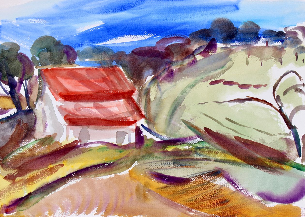 Maison au toit rouge, Sonoma - Richard Fox