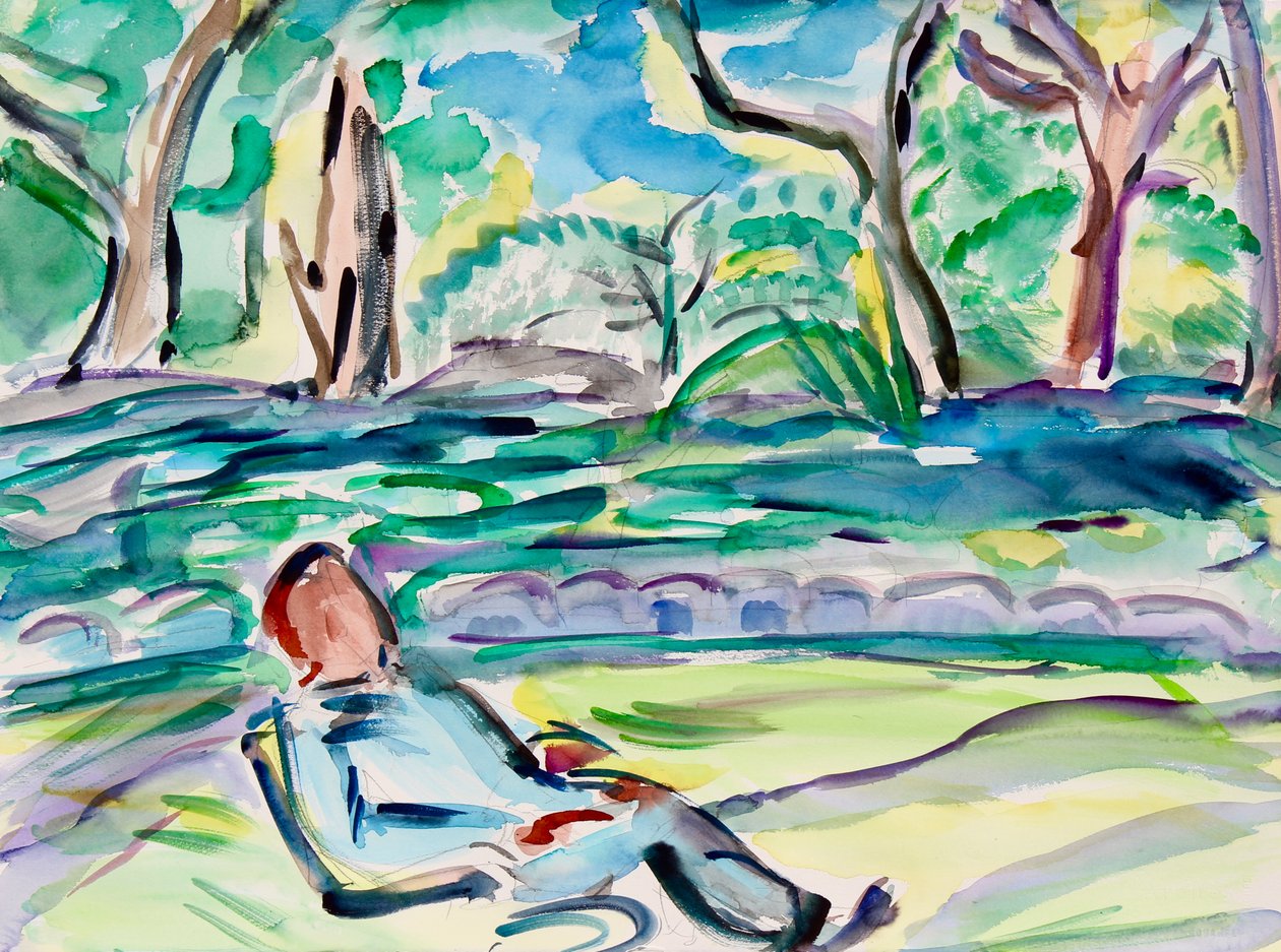Se détendre au bord de la rivière, 2020 - Richard Fox