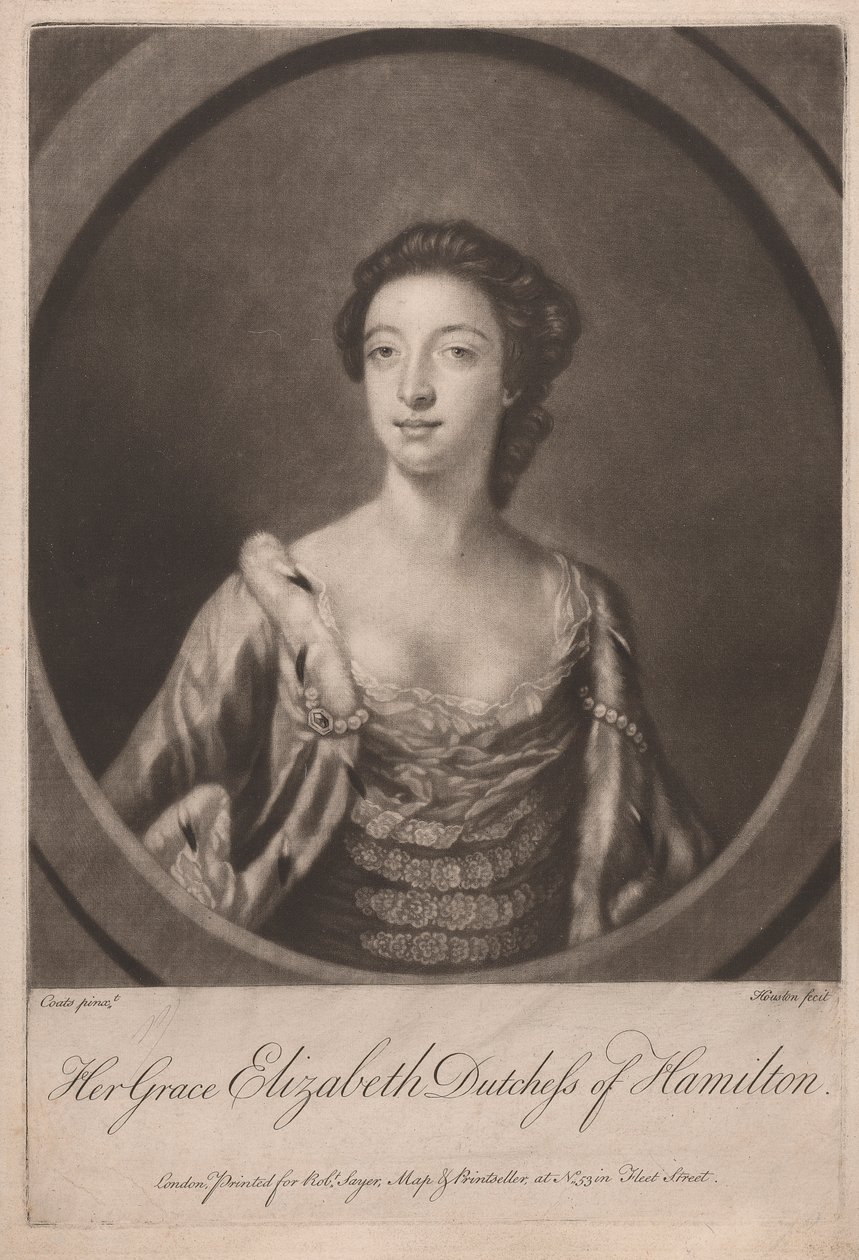 Sa Grâce Elizabeth Duchesse de Hamilton - Richard Houston