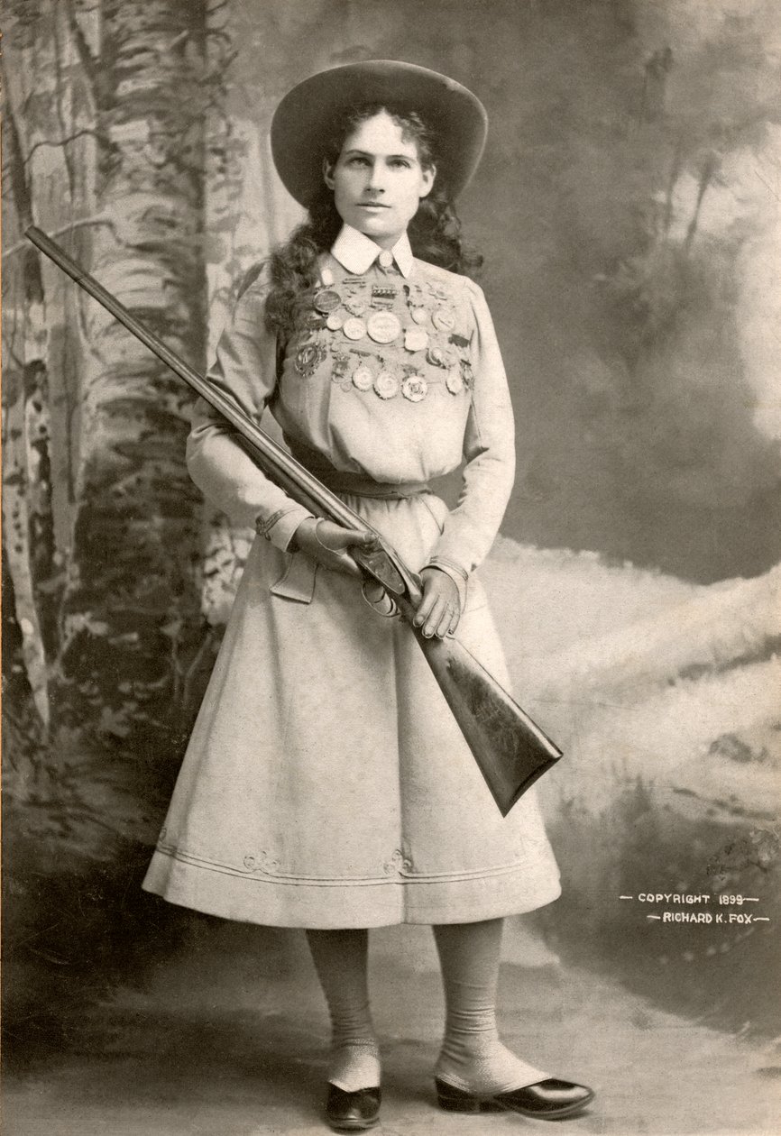 Annie Oakley avec un fusil - Richard Kyle Fox