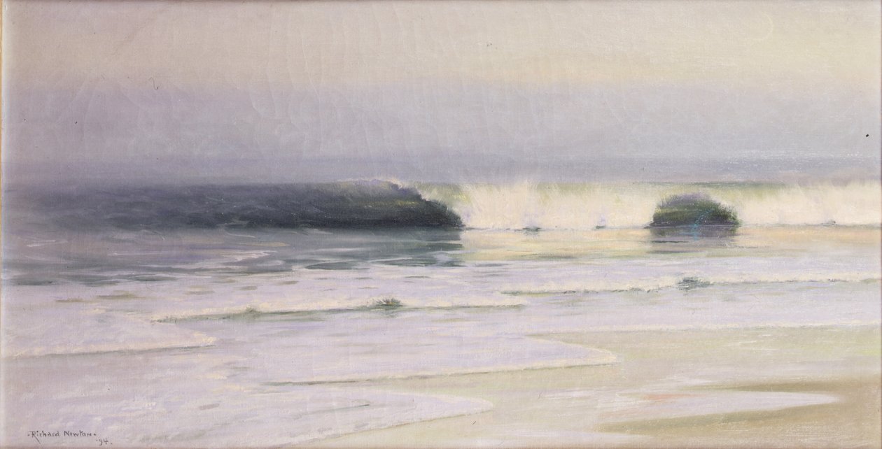 Scène de plage, Long Island - Richard Newton
