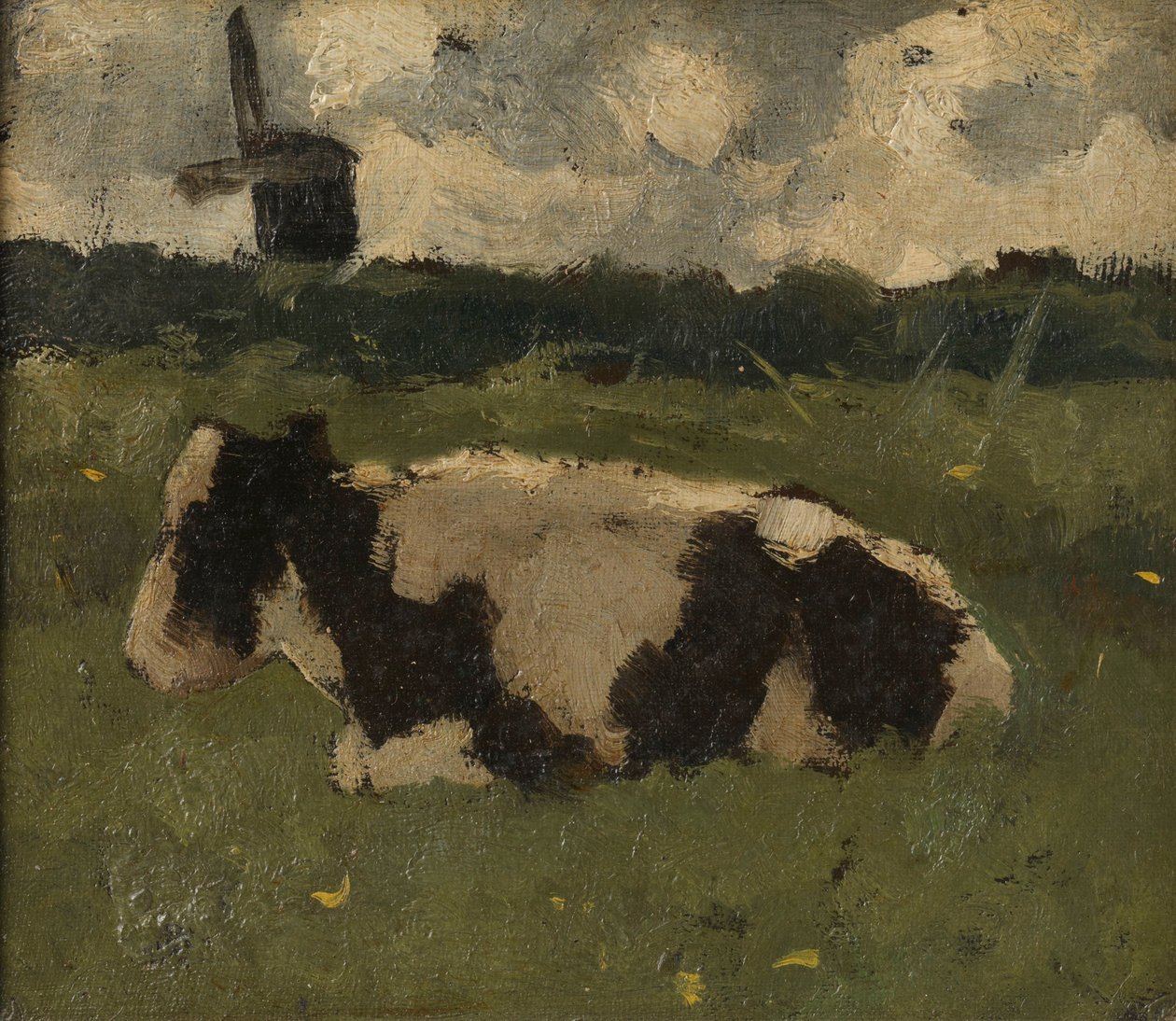 Vache au repos avec un moulin - Richard Nicolaüs Roland Holst