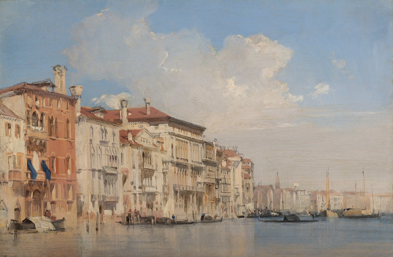 Grand Canal, Venise - Richard Parkes Bonington