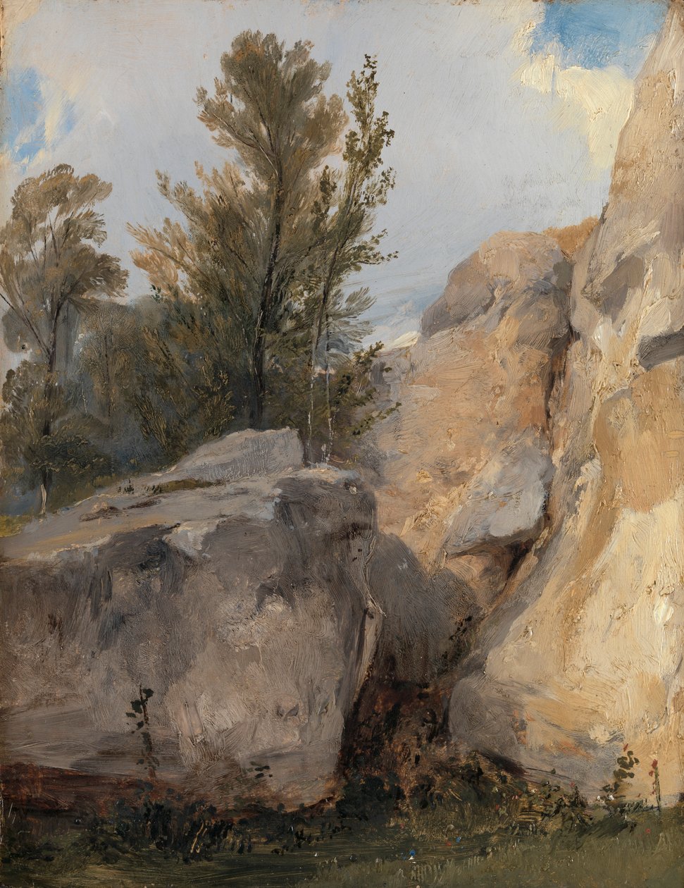 Dans la forêt de Fontainebleau - Richard Parkes Bonington