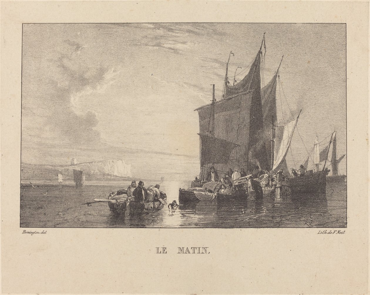 Le matin - Richard Parkes Bonington