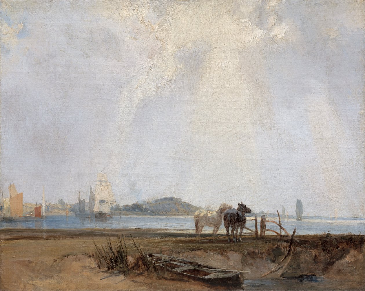 Près de Quillebeuf - Richard Parkes Bonington