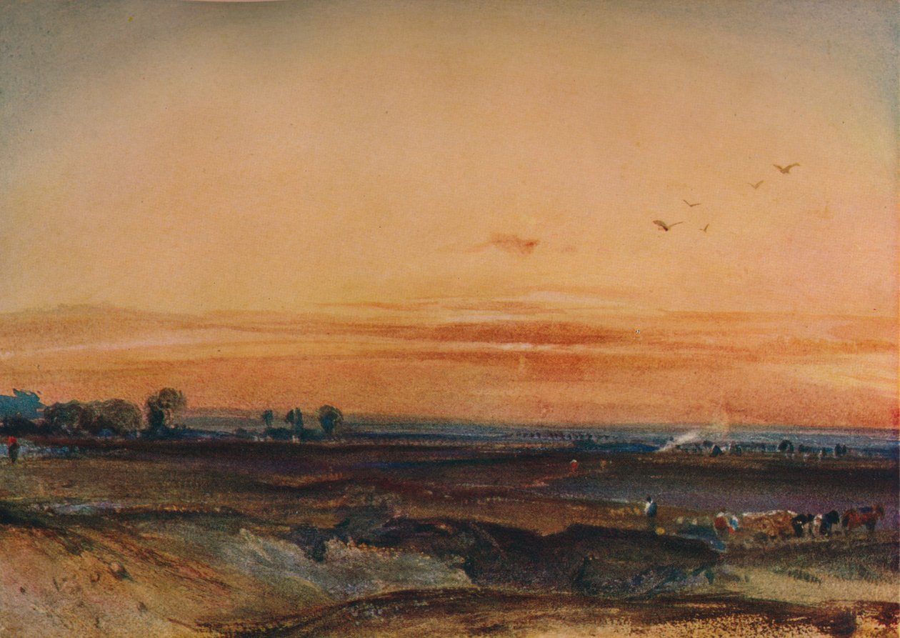 Coucher de soleil, 1826 - Richard Parkes Bonington