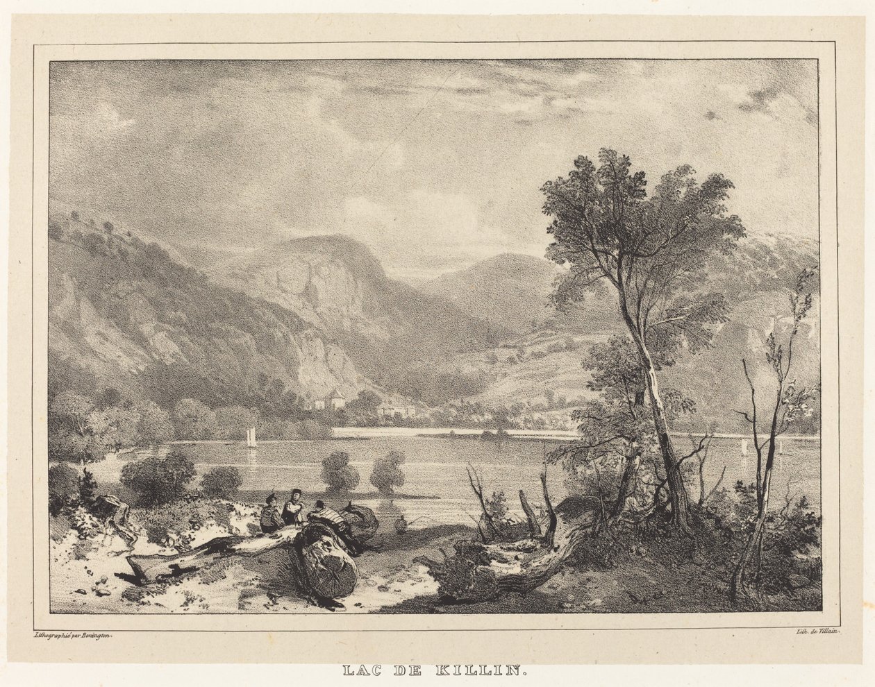 Lac de Killin - Richard Parkes Bonington after Francois Alexandre Pernot