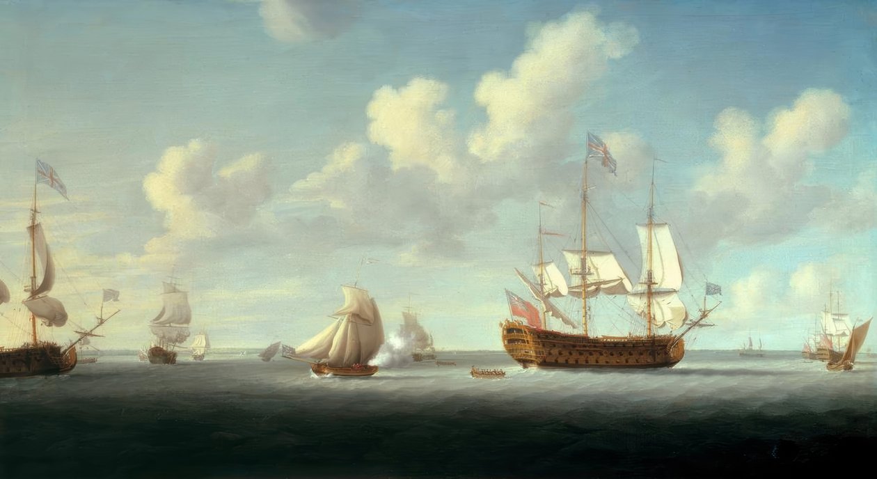 Navire Royal William / Peint par Paton - Richard Paton