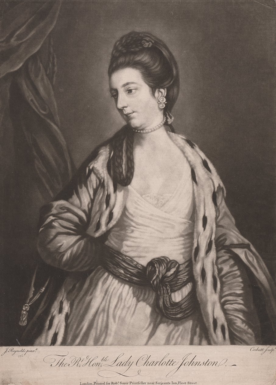 La très honorable Lady Charlotte Johnston - Richard Purcell