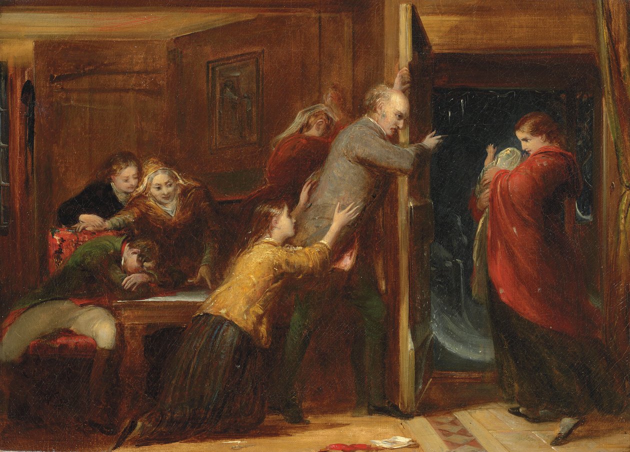 Esquisse pour "Le Banni", 1851 - Richard Redgrave
