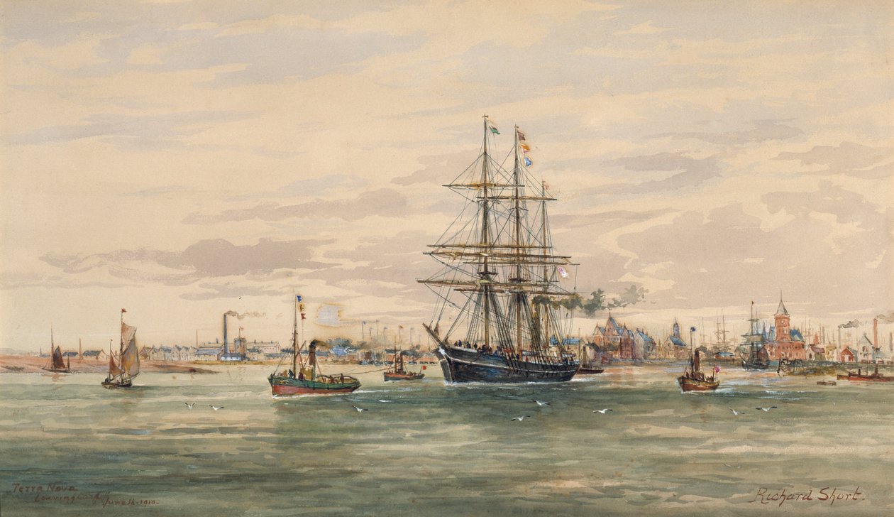 Terra Nova quittant Cardiff - Richard Short