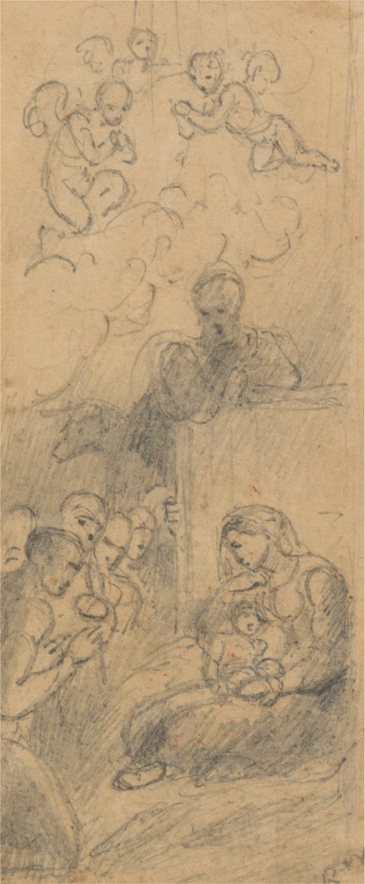 La naissance du Christ (Luc 2:15) - Richard Westall