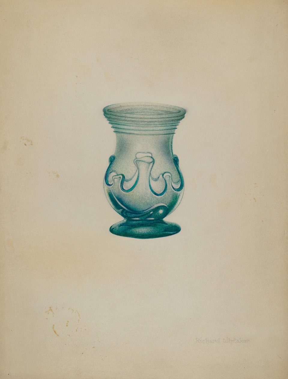 Vase en verre - Richard Whitaker