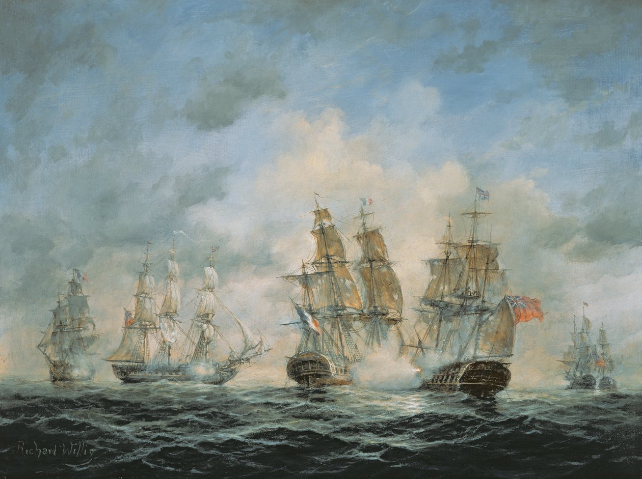 Engagement naval du XIXe siècle dans les eaux territoriales - Richard Willis