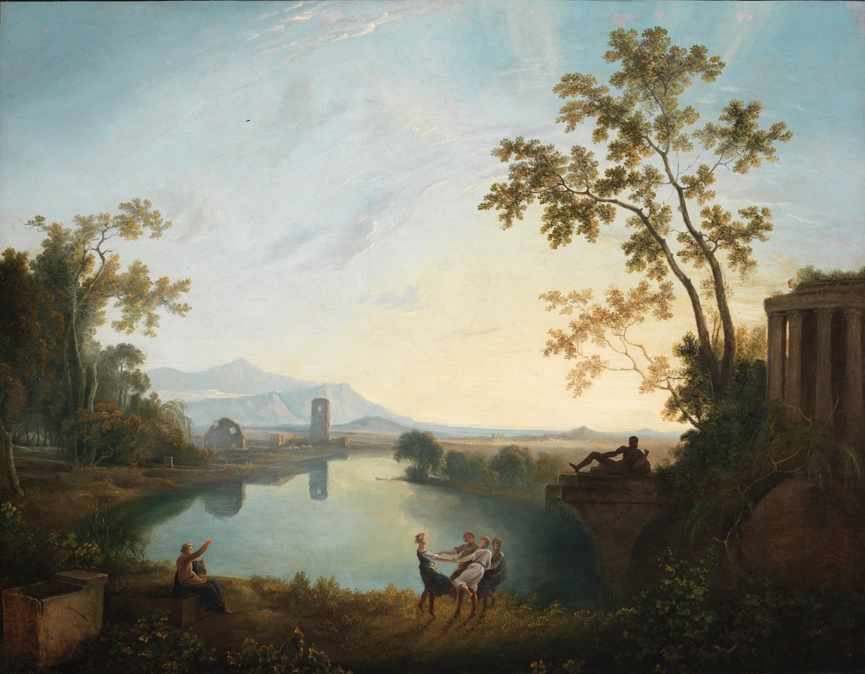 Apollon et les saisons (Paysage classique) - Richard Wilson