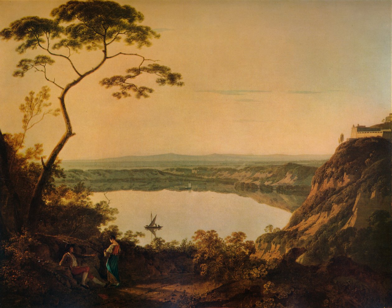 Lac de Nemi, c1761, 1938 - Richard Wilson